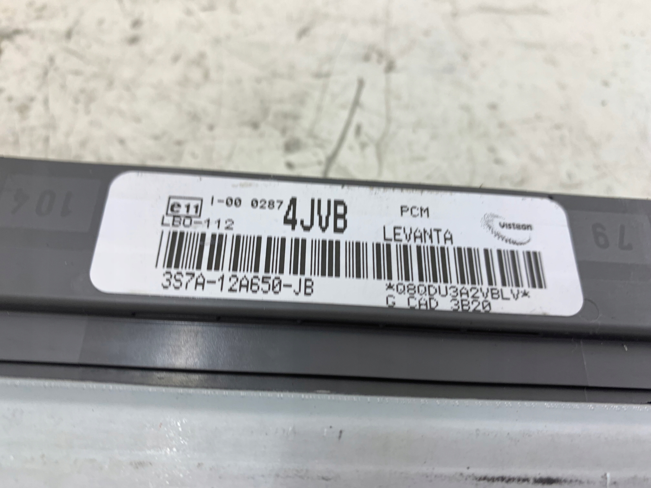 FORD MONDEO MK3 2.0 control unit of the engine 3S7A12A650JB