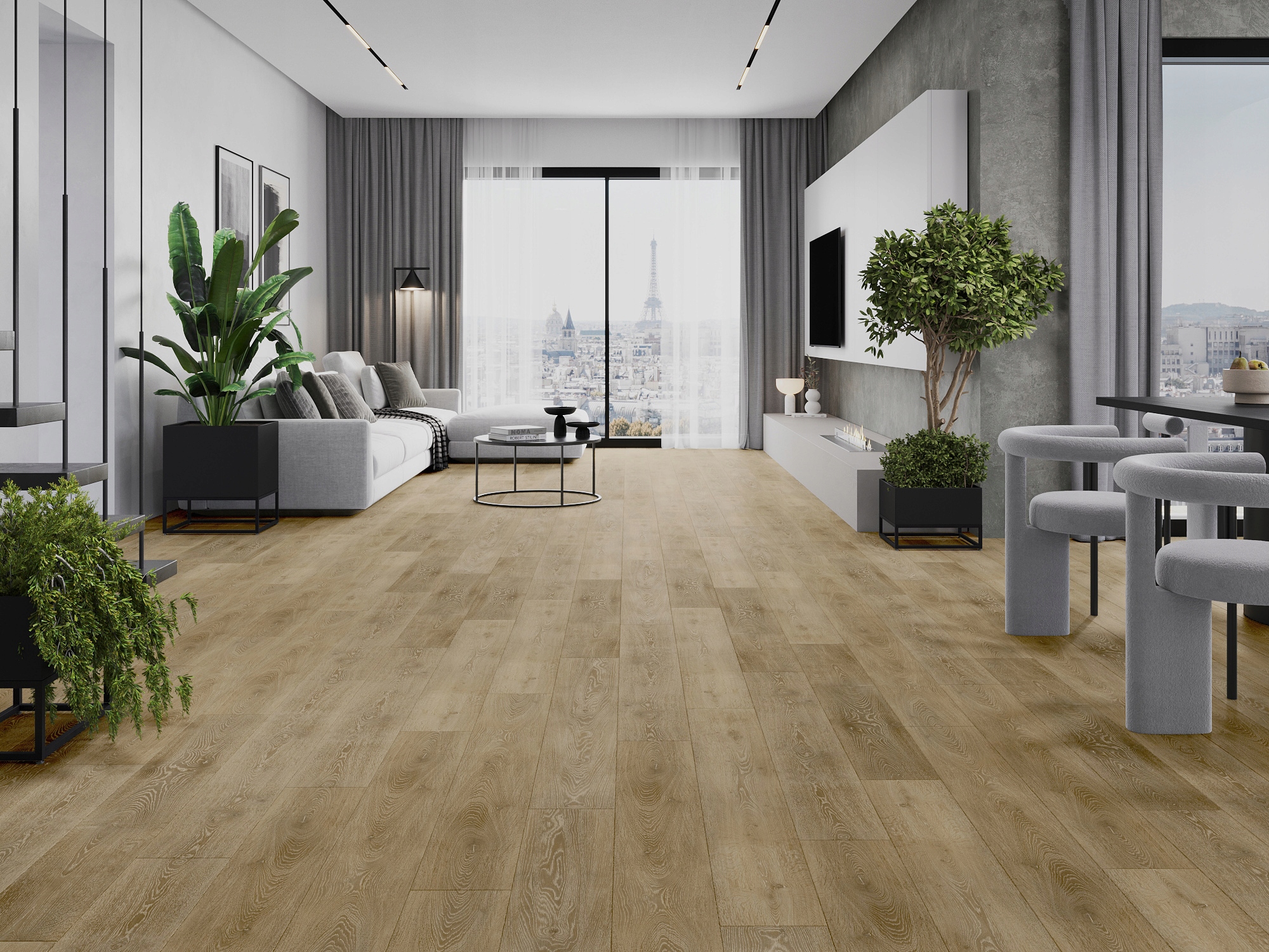 MEXEN ALABAMA PANELE WINYLOWE SPC 6,5 MM PODKŁAD IXPE 4 V-FUGA DĄB Jednostka sprzedaży paczka