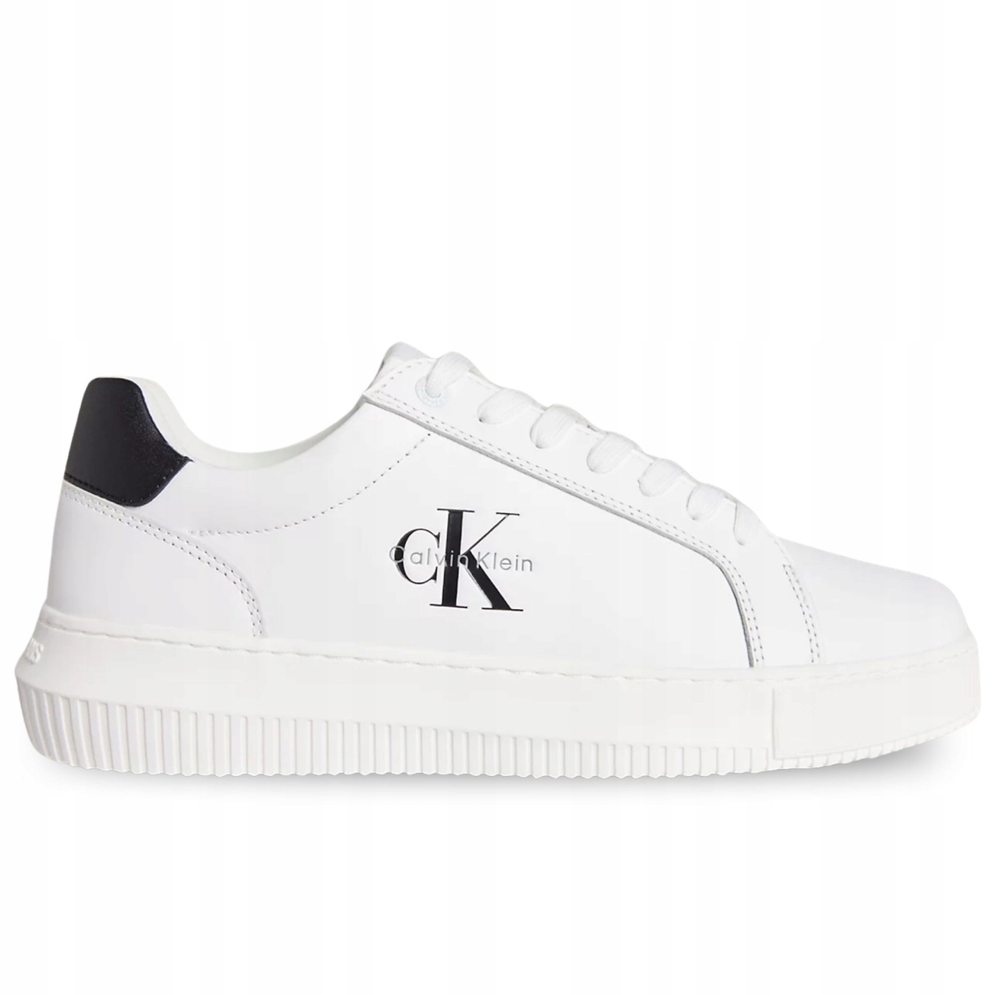 Boty Calvin Klein Jeans Tenisky Pánské Bílé Kůže YM0YM01317 vel.