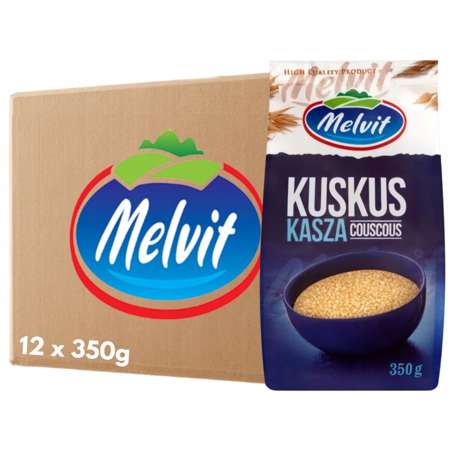 Levně Melvit Kuskusová kaše 350 g x 12 kusů