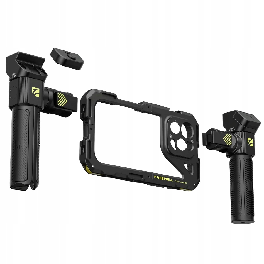 Operátorská klec pro iPhone 16 Pro Freewell Genius Rig Bluetooth dálkové ovládání