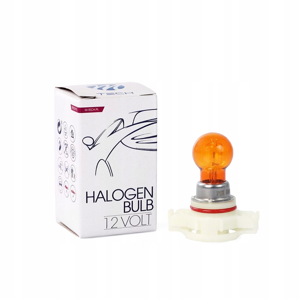 

Żarówka halogenowa M-tech PSY24W 12V 24W PG20-4