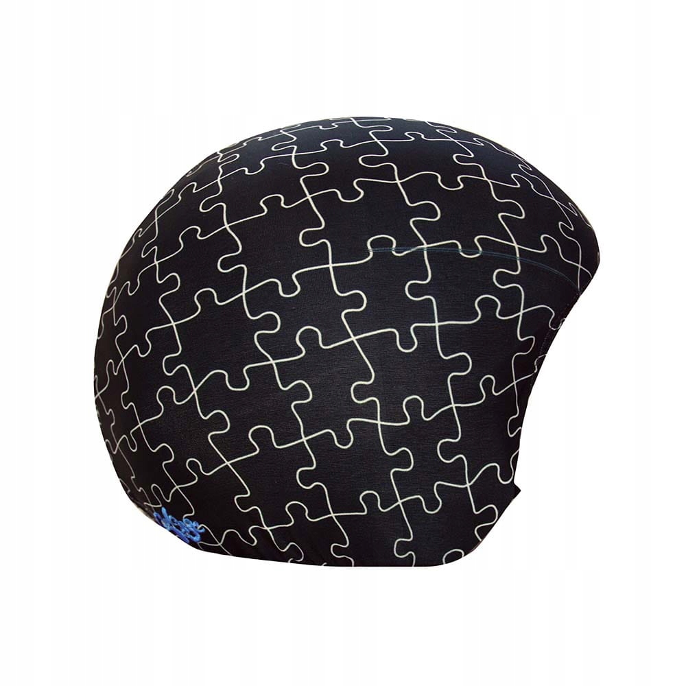 Nakładka na kask Coolcasc Cool Print Black Puzzle
