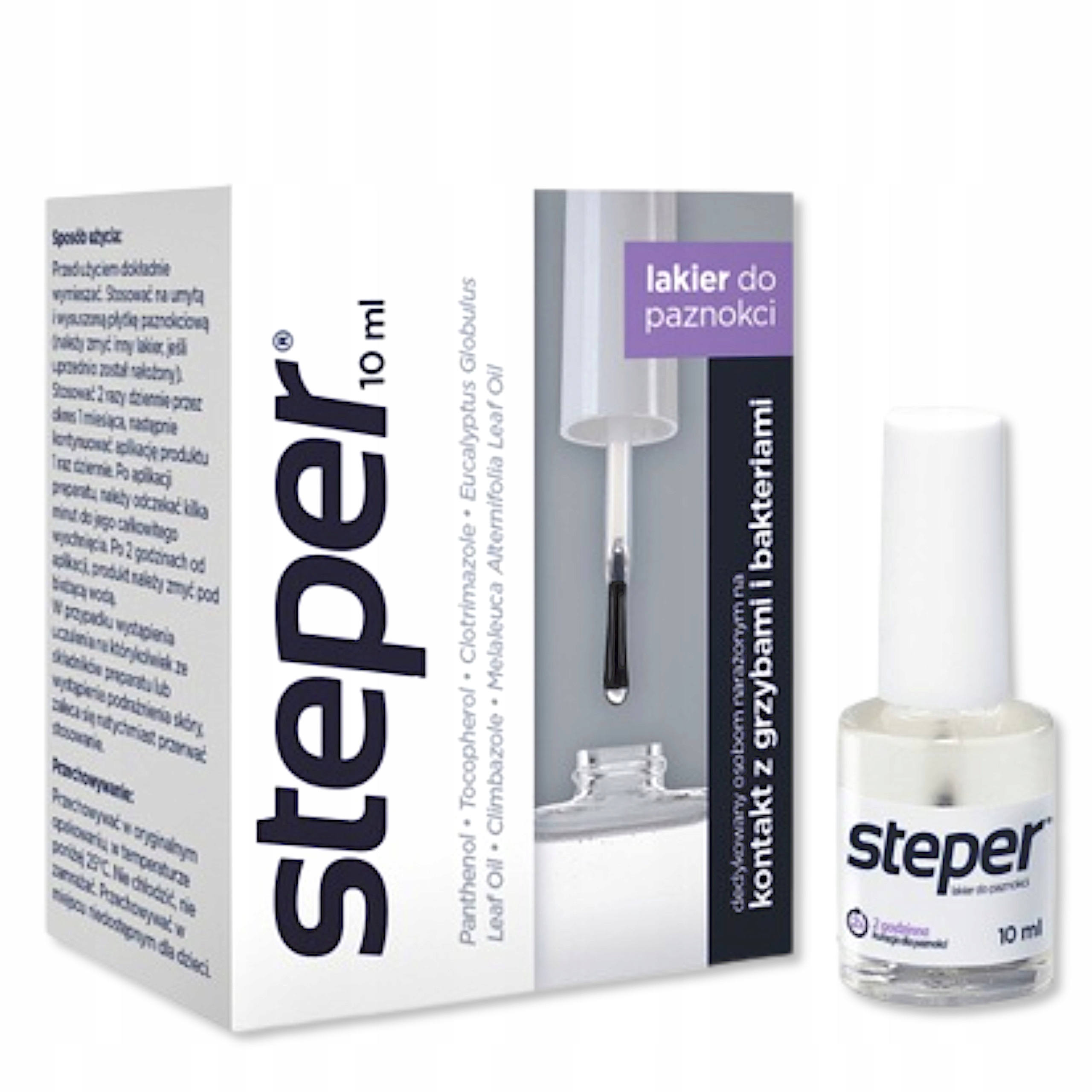 

Lakier do paznokci przeciwgrzybiczy Steper 10 ml