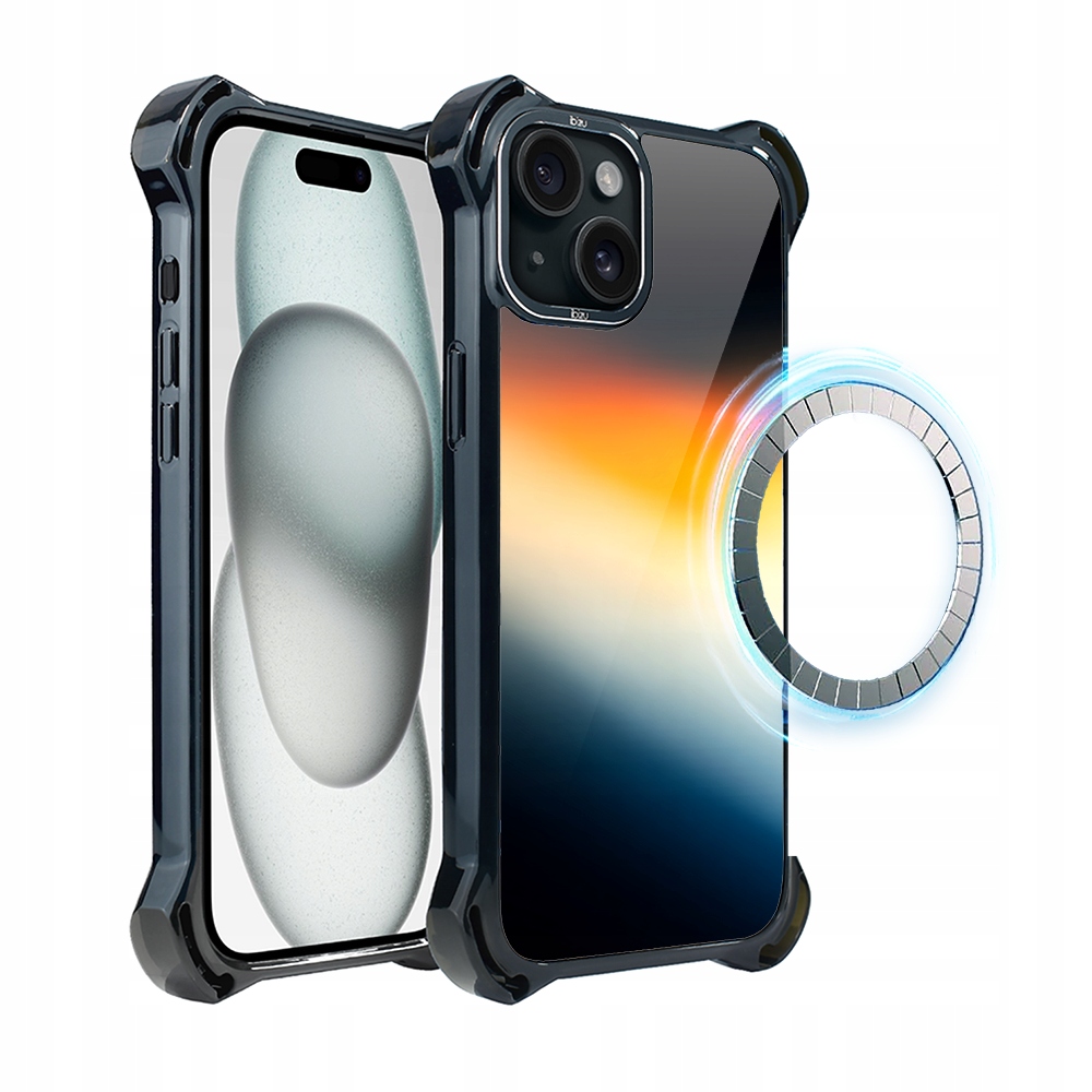 Pouzdro pro iPhone 15 Plus Ibizu DropGuard Ultra s MagSafe, Aurora