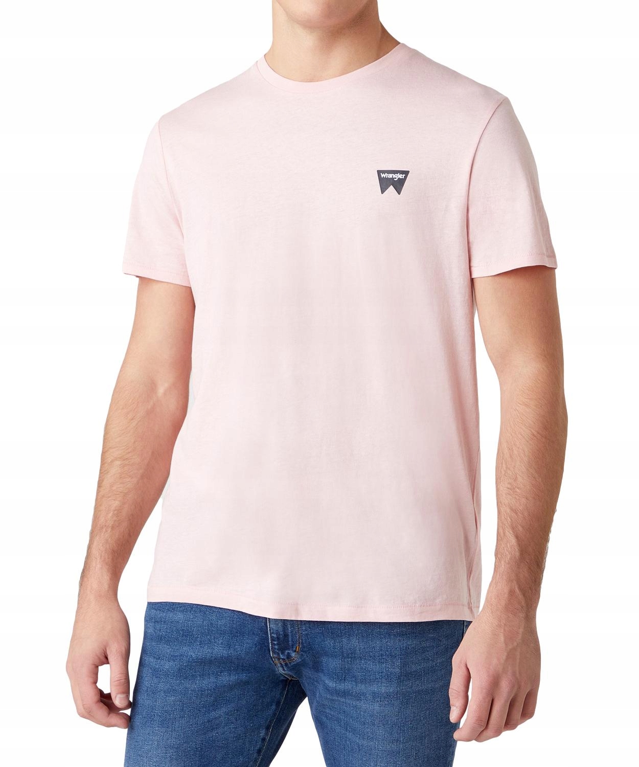 

T-shirt Wrangler Sign Tee W7C07D3TU Silver Pink XL