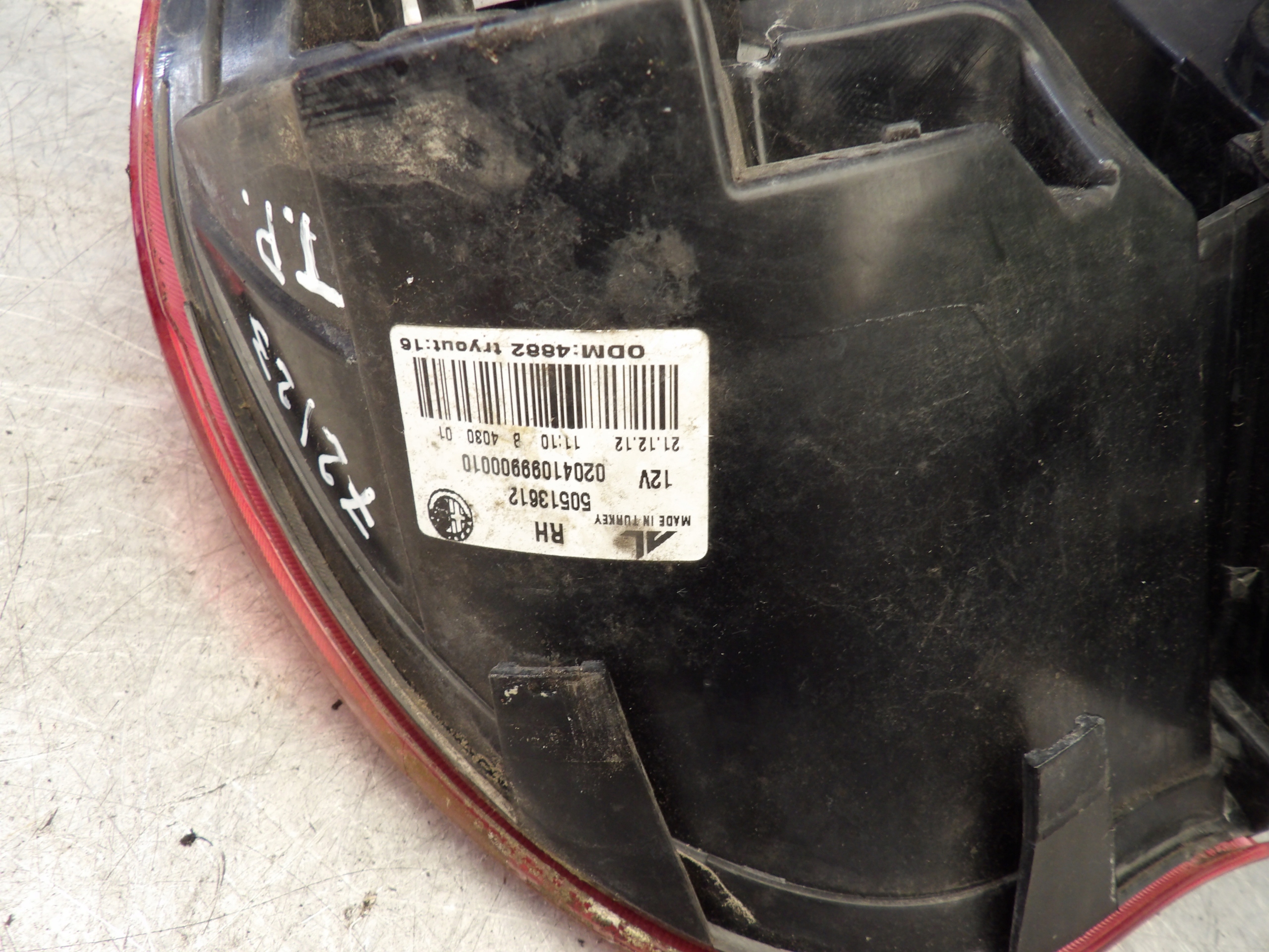 light rear right Alfa Romeo Giulietta 50513612