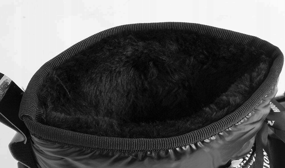 ŚNIEGOWCE CZARNE BOTKI OCIEPLANE WSUWANE CIEPŁE 39 Ocieplenie tak