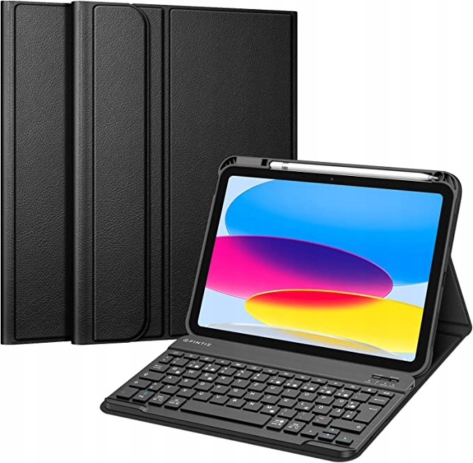 Pouzdro S Klávesnicí Pro Tablet Ipad 10TH Gen Qwertz (de) Fintie Černé