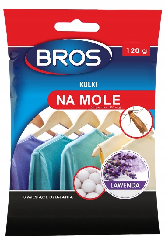 

Lawendowe Kulki Na Mole 120g Bros