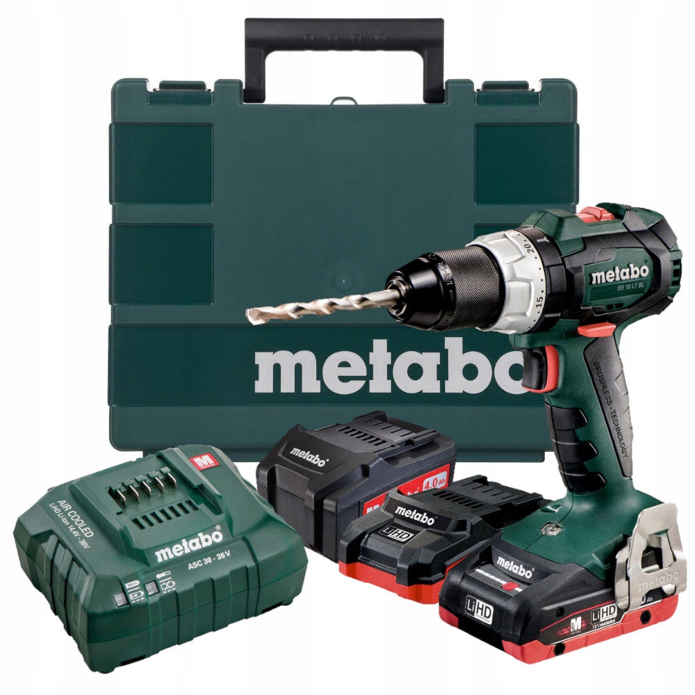 

Wiertarko-wkrętarka akumulatorowa 2x 3,5Ah Metabo