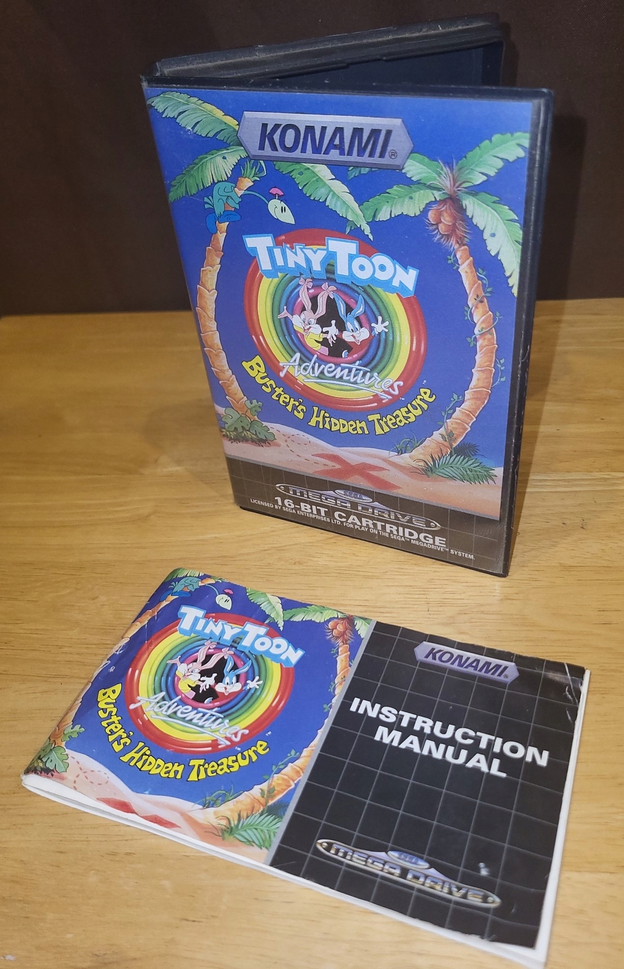 TONY TOON ADVENTURES BUSTERS HIDDEN TREASURE SMD PUDEŁKO+INSTRUKCJA BEZ GRY