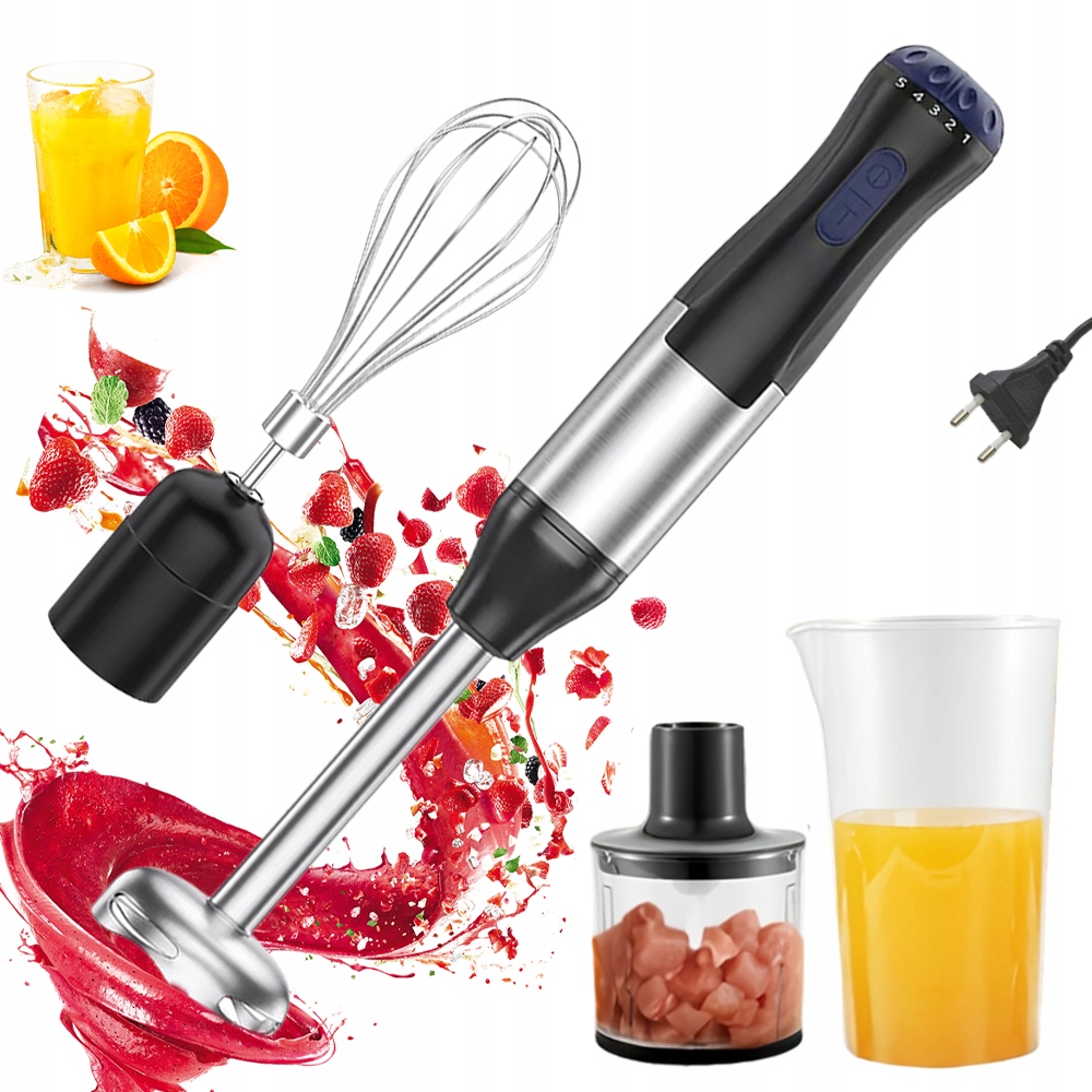 Ruční Mixér 1000 W S 5 Úrovněmi Rychlosti A Turbo Režimem