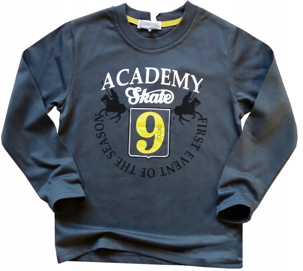 

Bluzka Academy Skate r 10 - 134/140 cm Szara