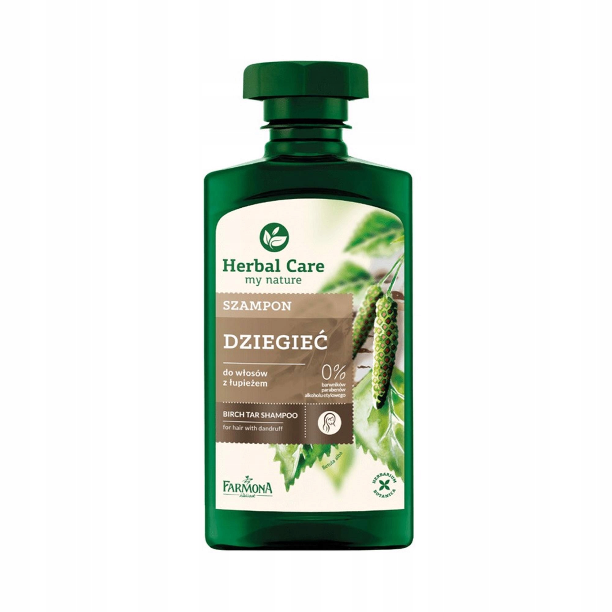 

Herbal Care Szampon Do Włosów 330ML Dziegieć