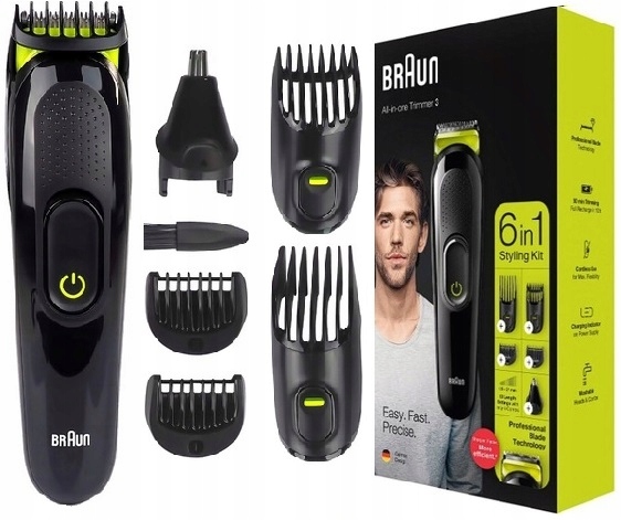 

Braun Trymer Golarka Maszynka Do Zarostu Brody 6w1