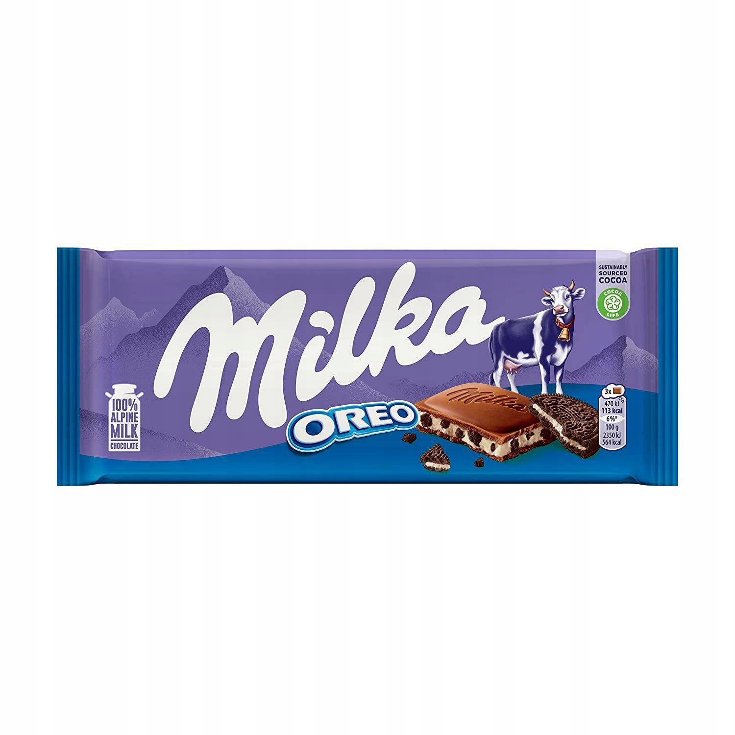 22 Sztuki Milka Czekolada 100g Oreo