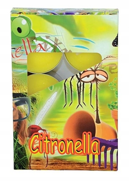 tea light zapachowy 6szt na komary CITRONELLA — 7