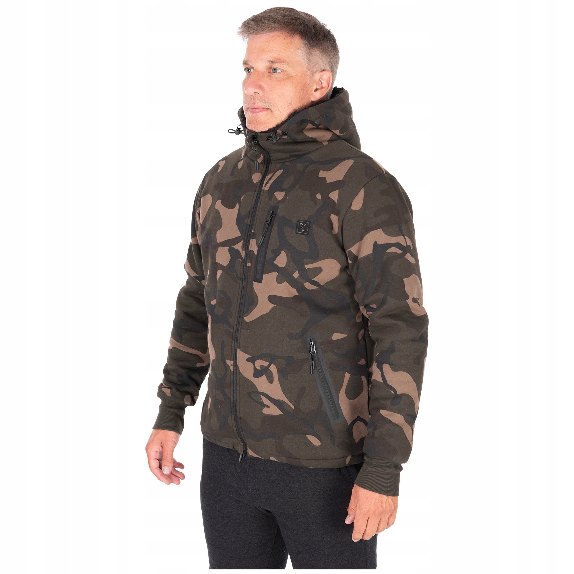 Mikina Fox Camo Full Zip Prem Sherpa 310 Hoodie L
