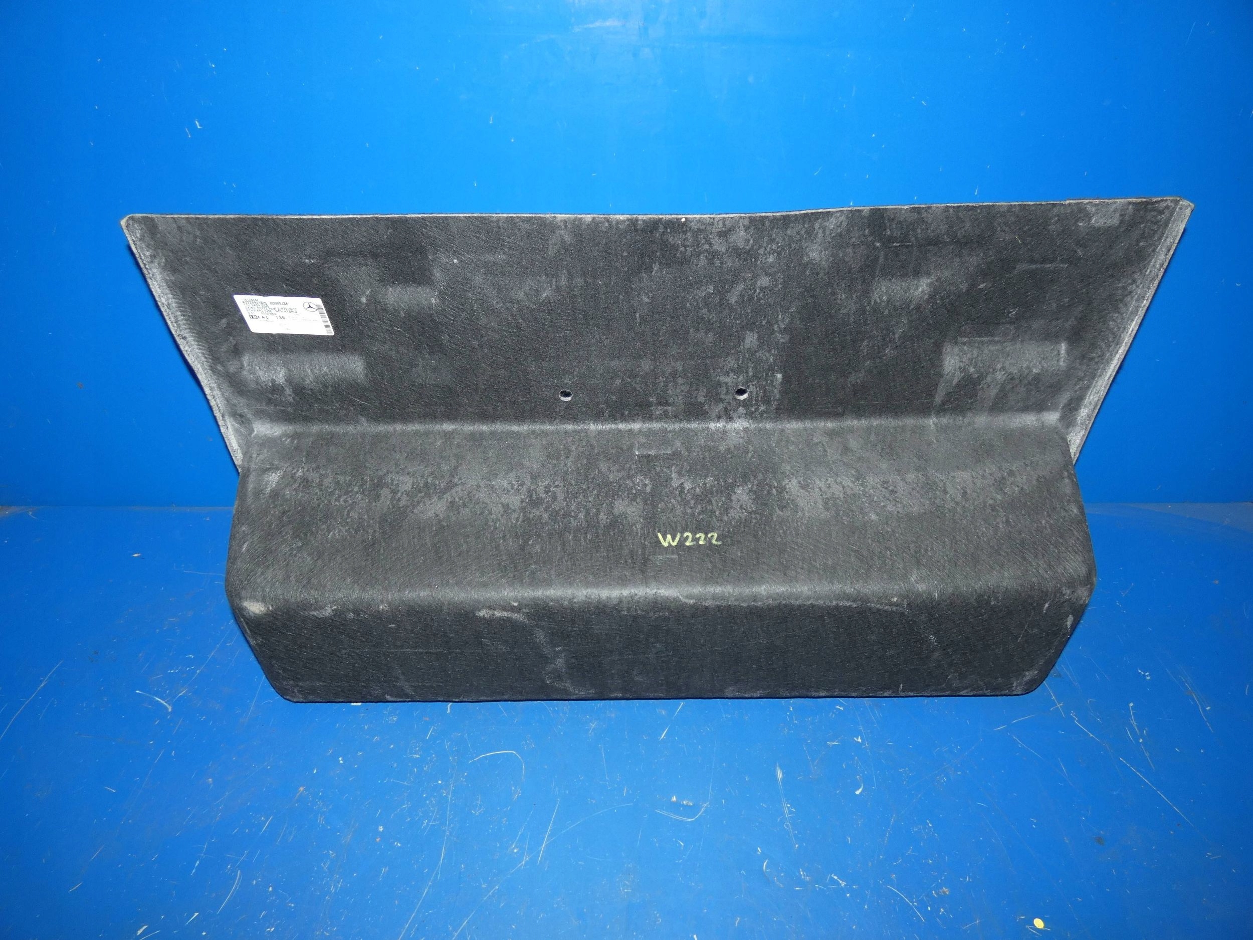 MERCEDES S KLASA W222 floor boot passenger compartment ORGANIZER mats rear part
