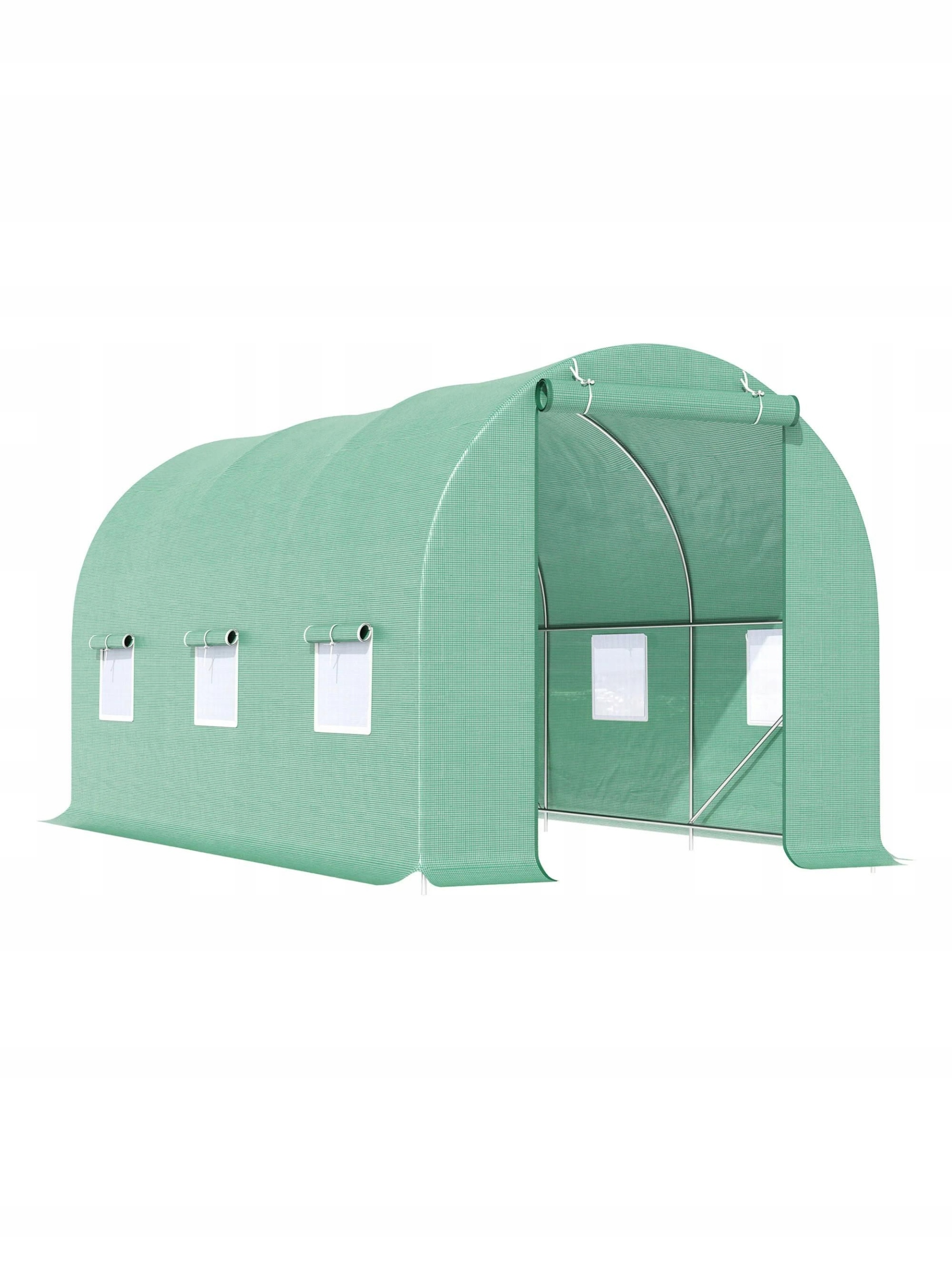 TUNEL FOLIOWY DO OGRODU SZKLARNIA NAMIOT DUŻY 6M2 300X200 CM FOLIA UV Długość 300 cm