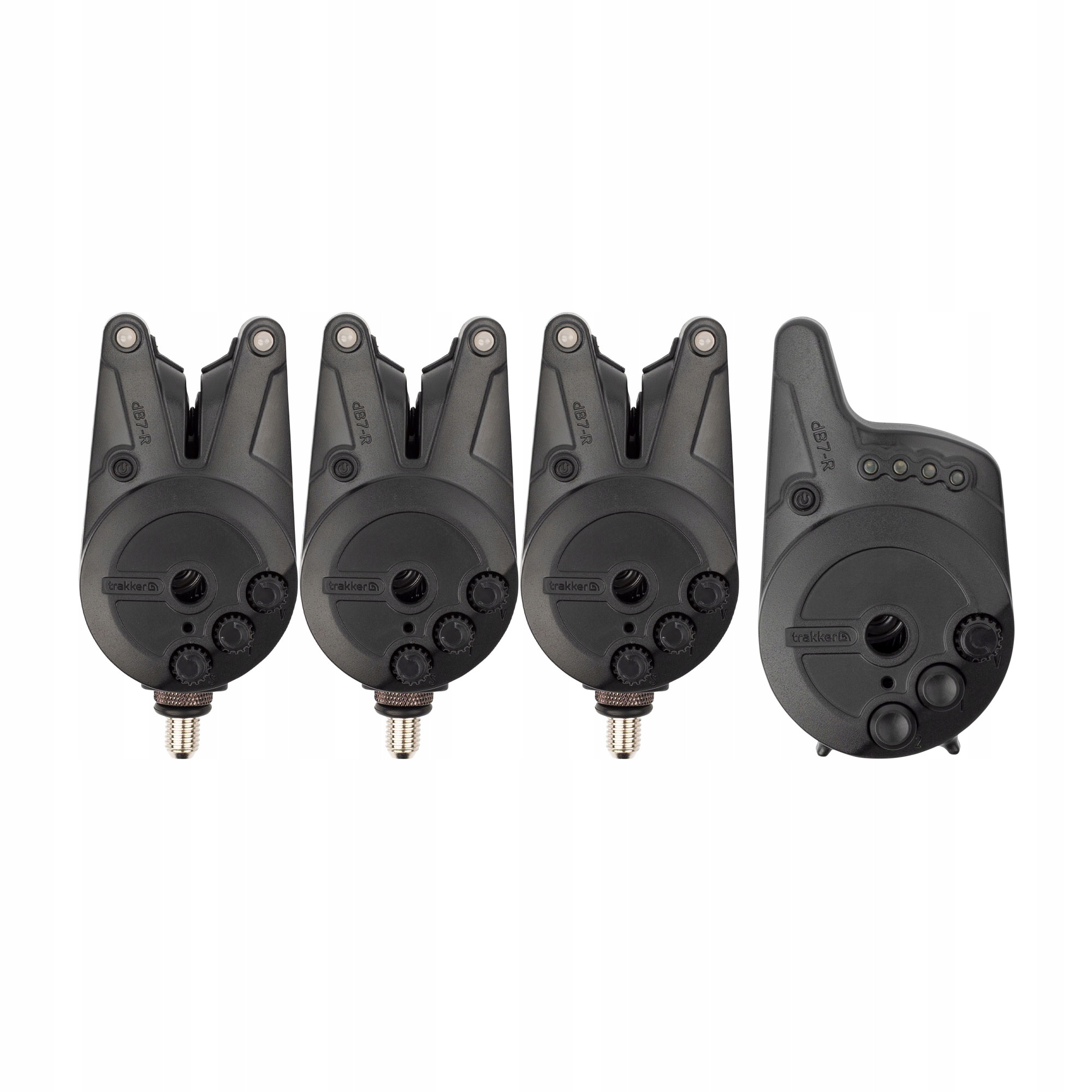 Trakker DB7-R 3 Rod Bite Alarm Set zestaw sygnalizatorów