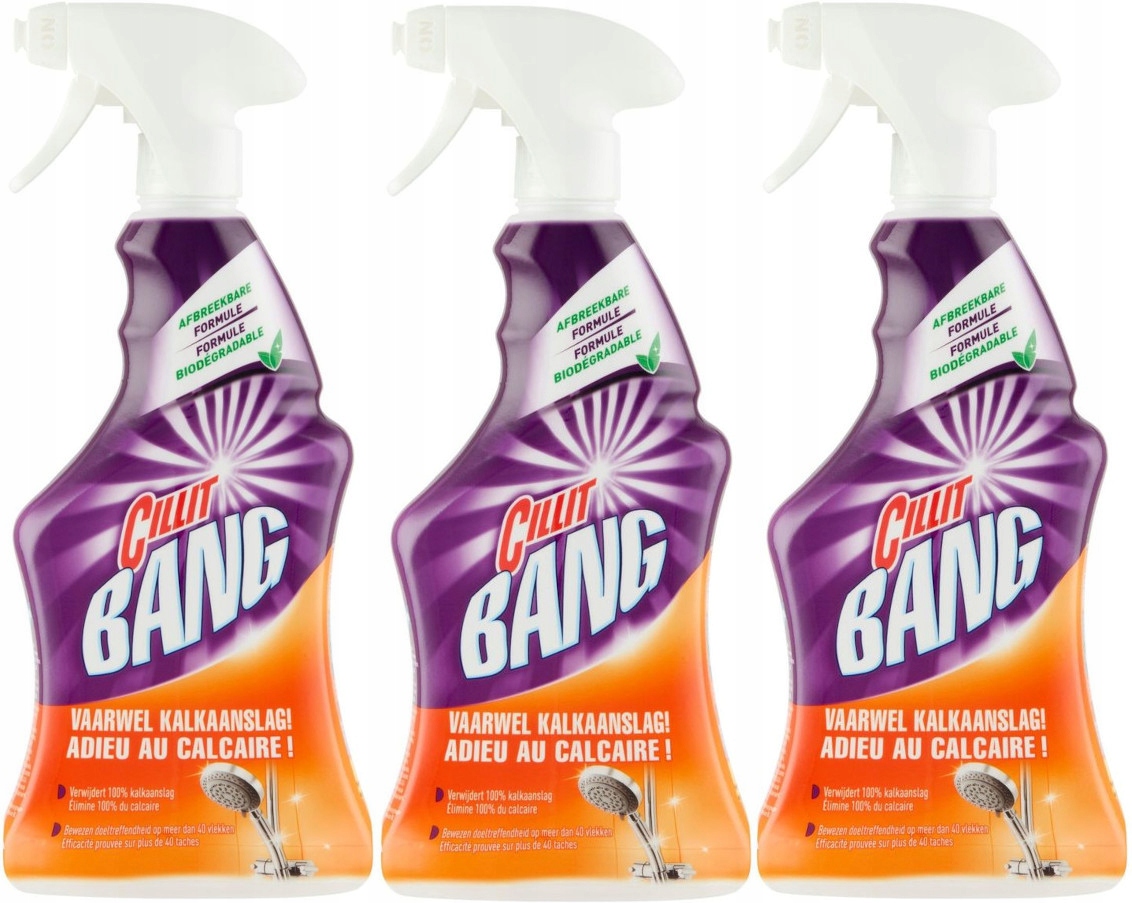 

Cillit Bang Zero Kamienia Spray Czyszczący 3x750ml