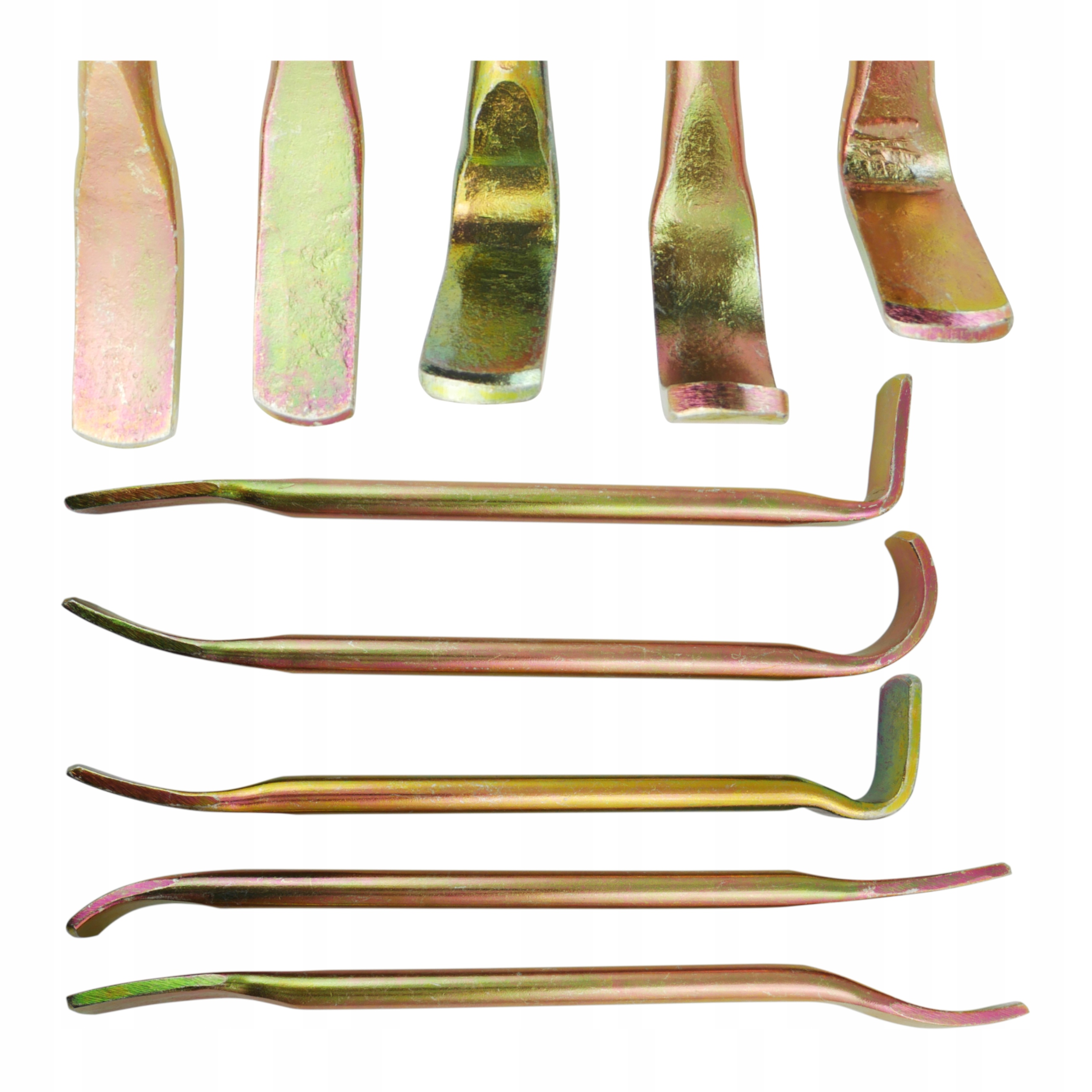 Sada plechových lyžíc 5ks Klampiarske Lyžice dlhé Rôzne tvary