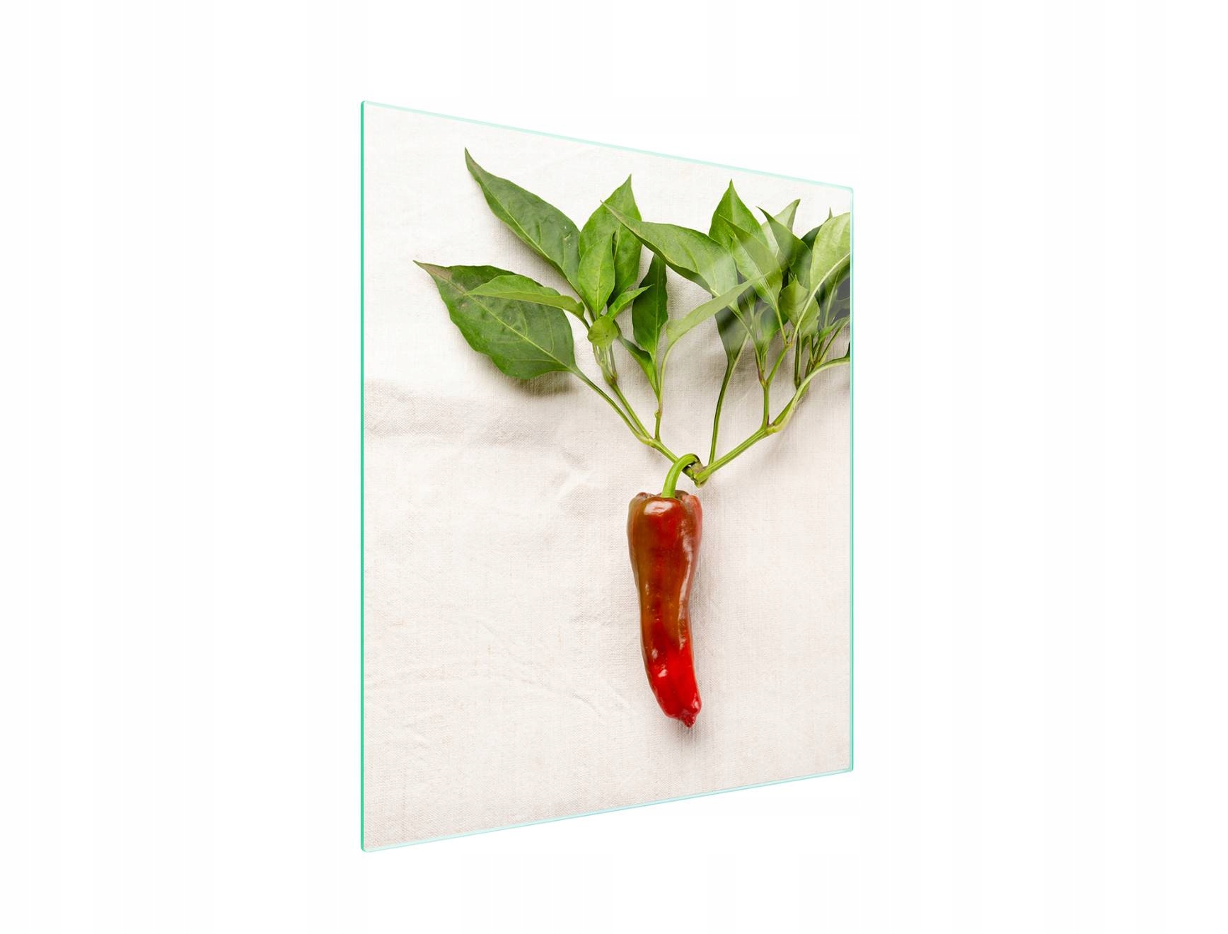7v1 Skleněná Deska Na Krájení 45x52 Chilli