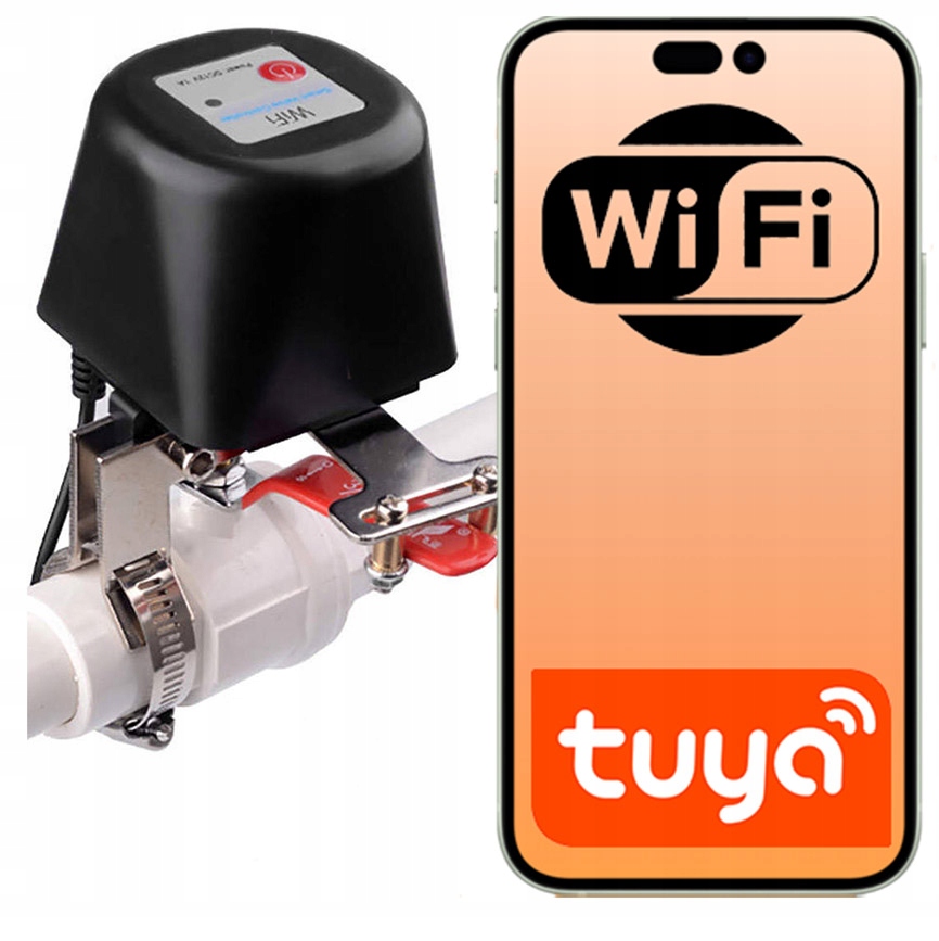 Hydraulický ventil vody a plynu Wifi ovladač Tuya Smart