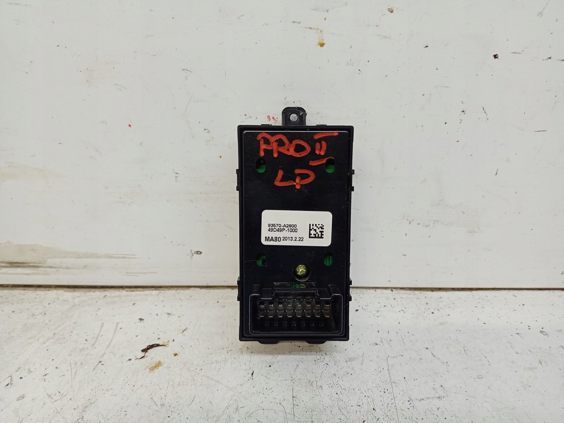 KIA CEED II control panel of the window switch