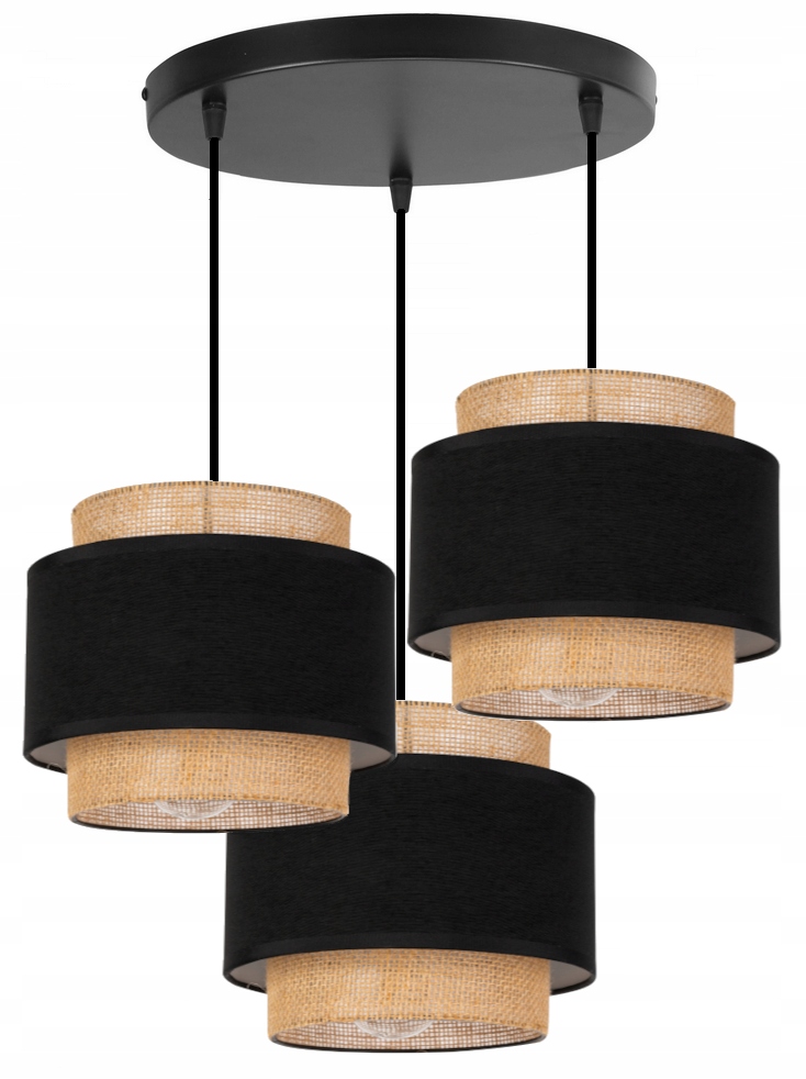 

Lampa Wisząca Sufitowa Żyrandol Abażur Nowoczesna
