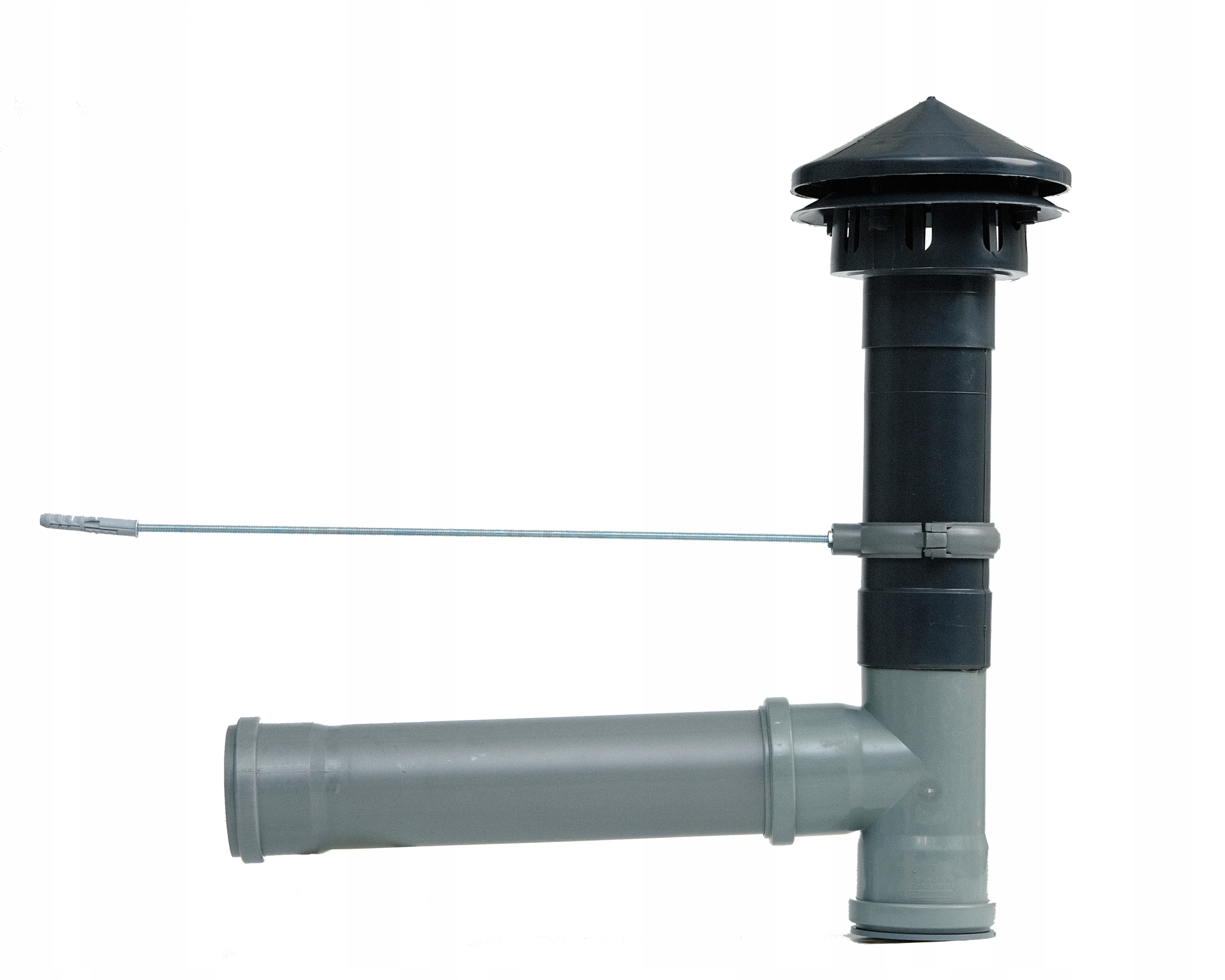 

Wywietrznik wentylacyjny do ścian fi 75/trójnik