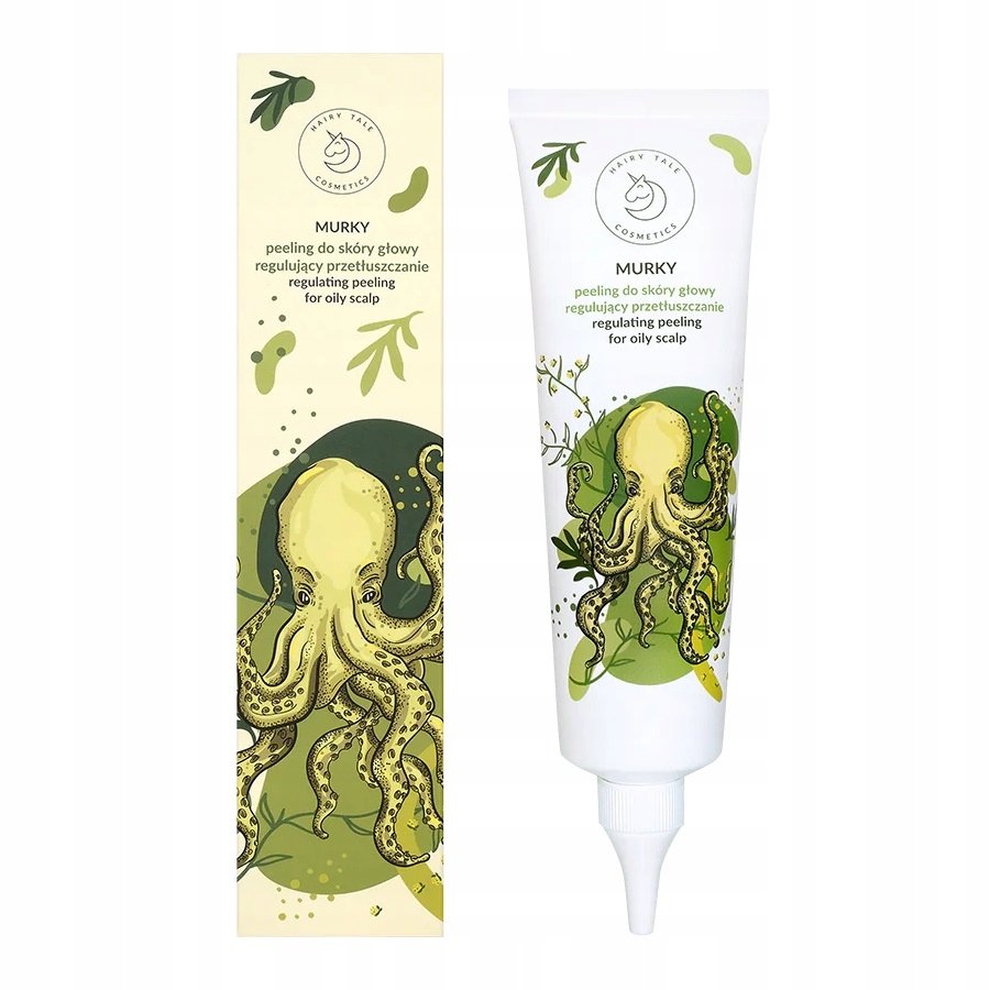 Jemný peeling regulující kožní maz a lupy Murky Hairy Tale 150 Ml