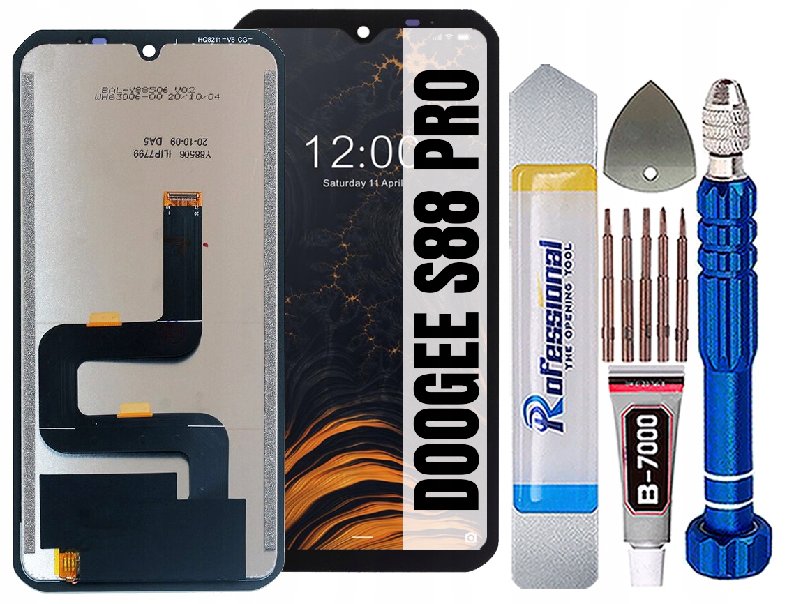 Doogee S88 Pro LCD displej Obrazovka
