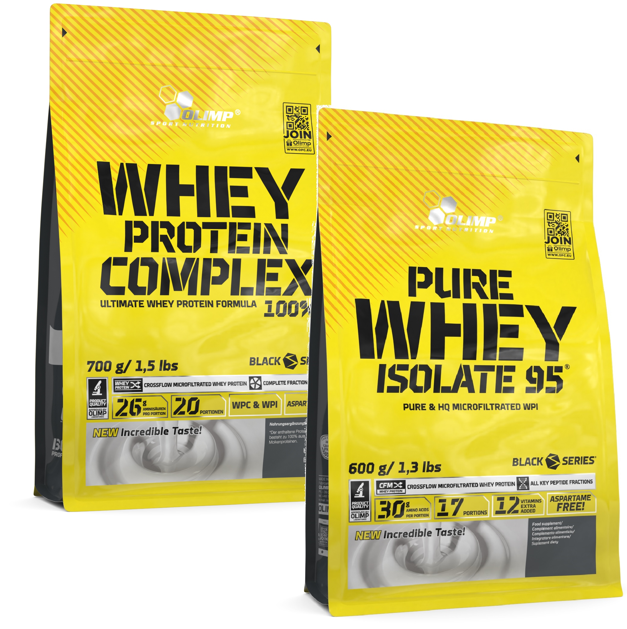 Olimp Whey Protein Complex 700g Pure Whey Isolate 95 600g Vanilka