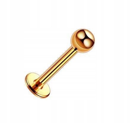 

Labret klasyczny różowe złoto helix tragus 1,2/8/3