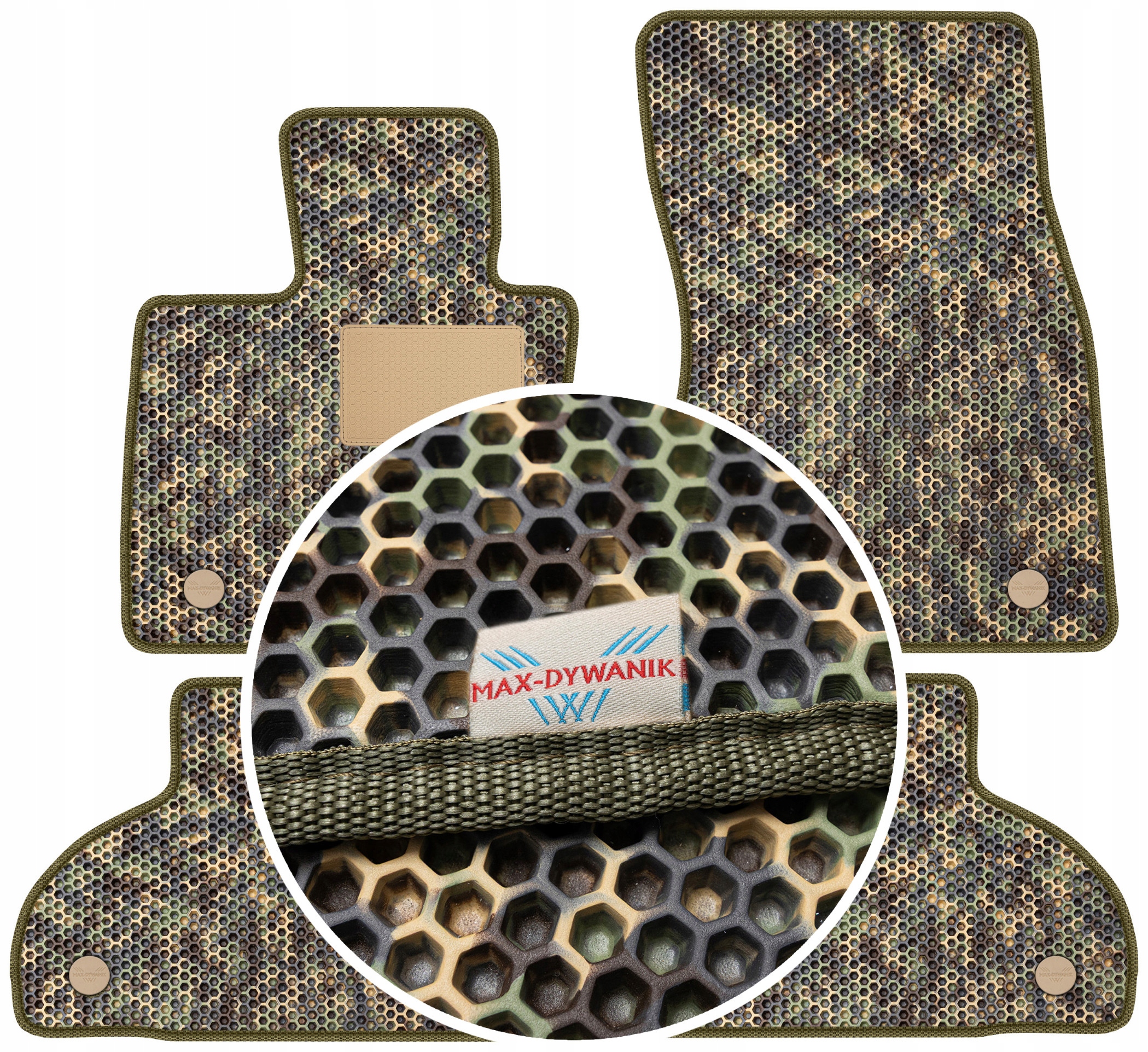 Bmw X6 F16 2014-2019 Gumové rohože do auta Eva Moro