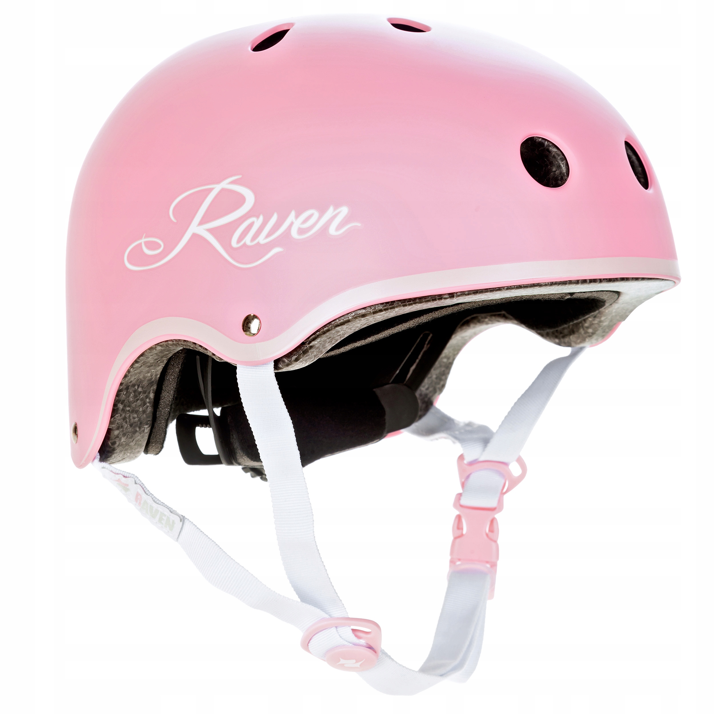 Kask Skateboardowy RAVEN Essto Pink XS (48-52cm)