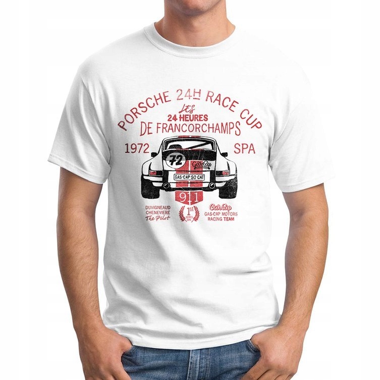 

Koszulka Porsche Motoryzacyjna Vintage Prezent XL