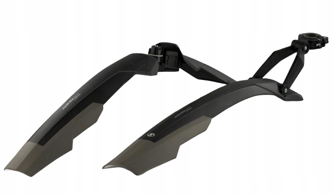 Blatníky Simpla Adhd Long 27,5"-29", černá/titanová barva