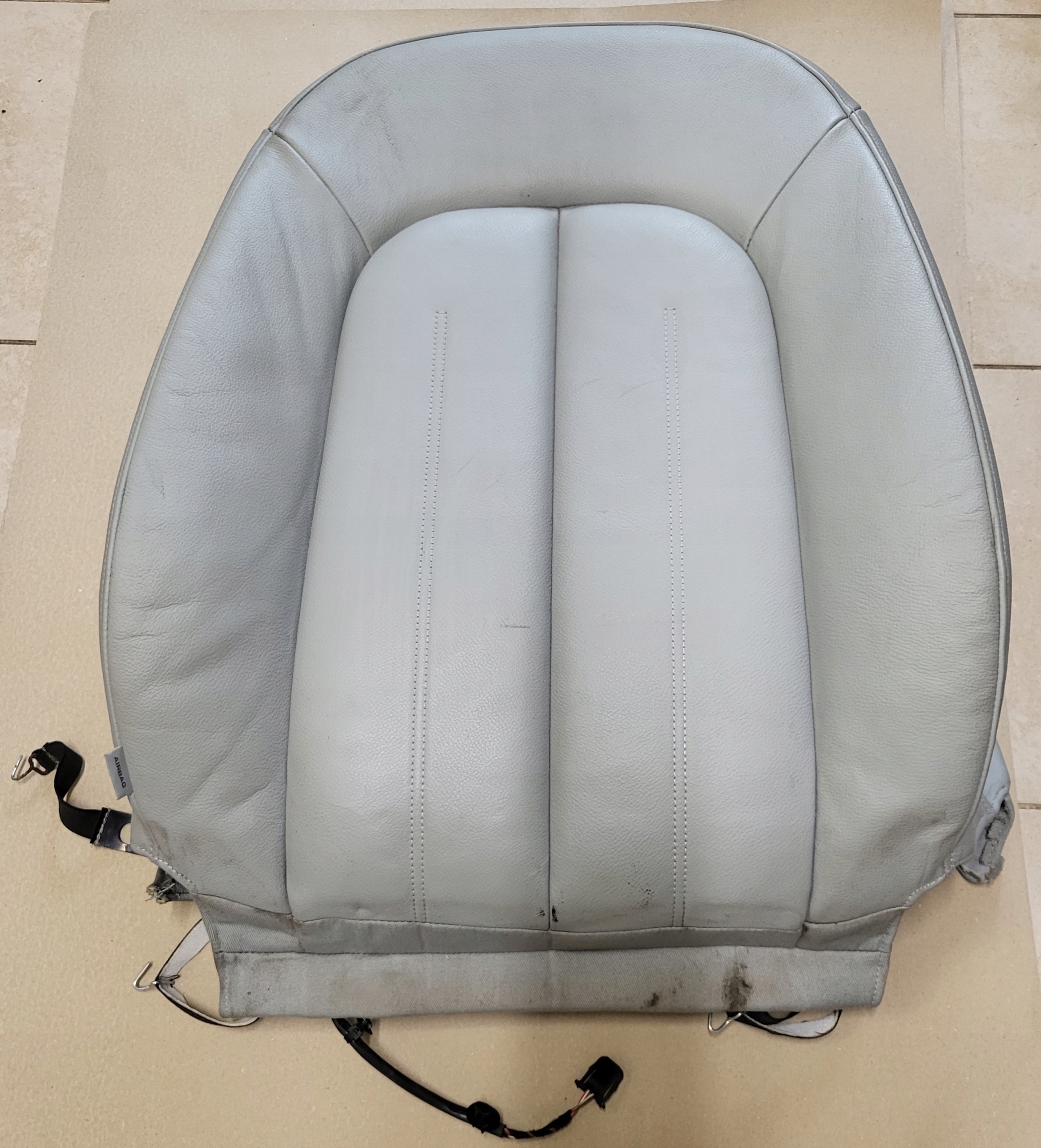 OPARCIE seat MATA GRZEWCZA right front AUDI A7 4G grey leather OE EU