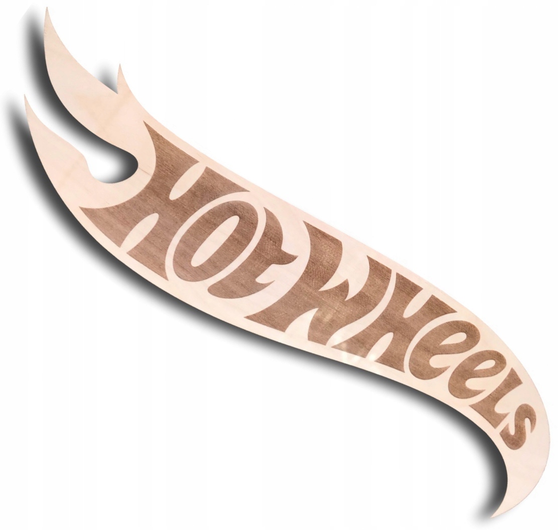 

Napis grawer Hot Wheels, imię dziecka, sklejka