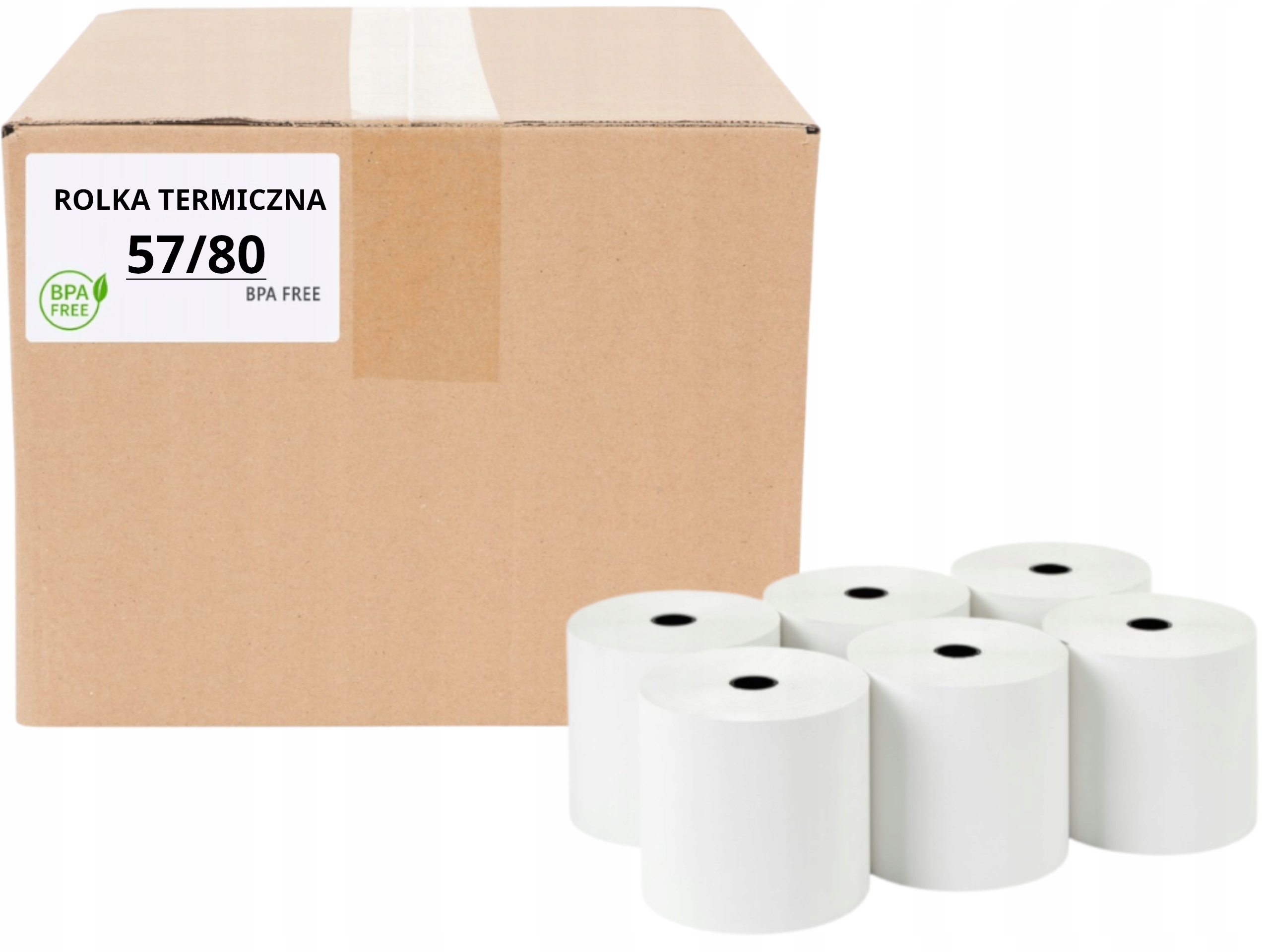 

Rolka kas fiskalnych termiczna Eureka 57x80 24 szt