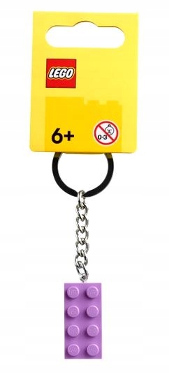 Lego 854304 Breloczek 2x4 z lawendowym klockiem 1 szt Nowe