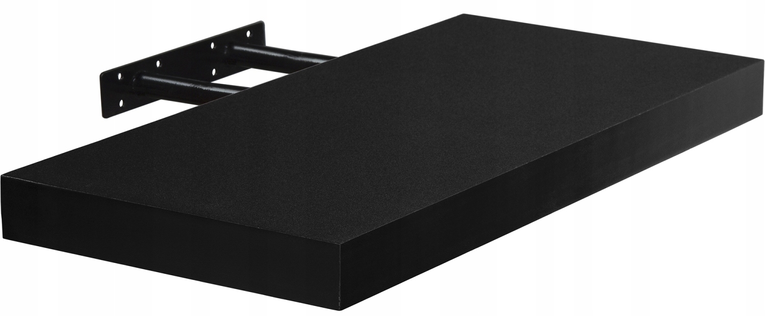 

Czarna Półka Naścienna Wisząca Volato 50 CM