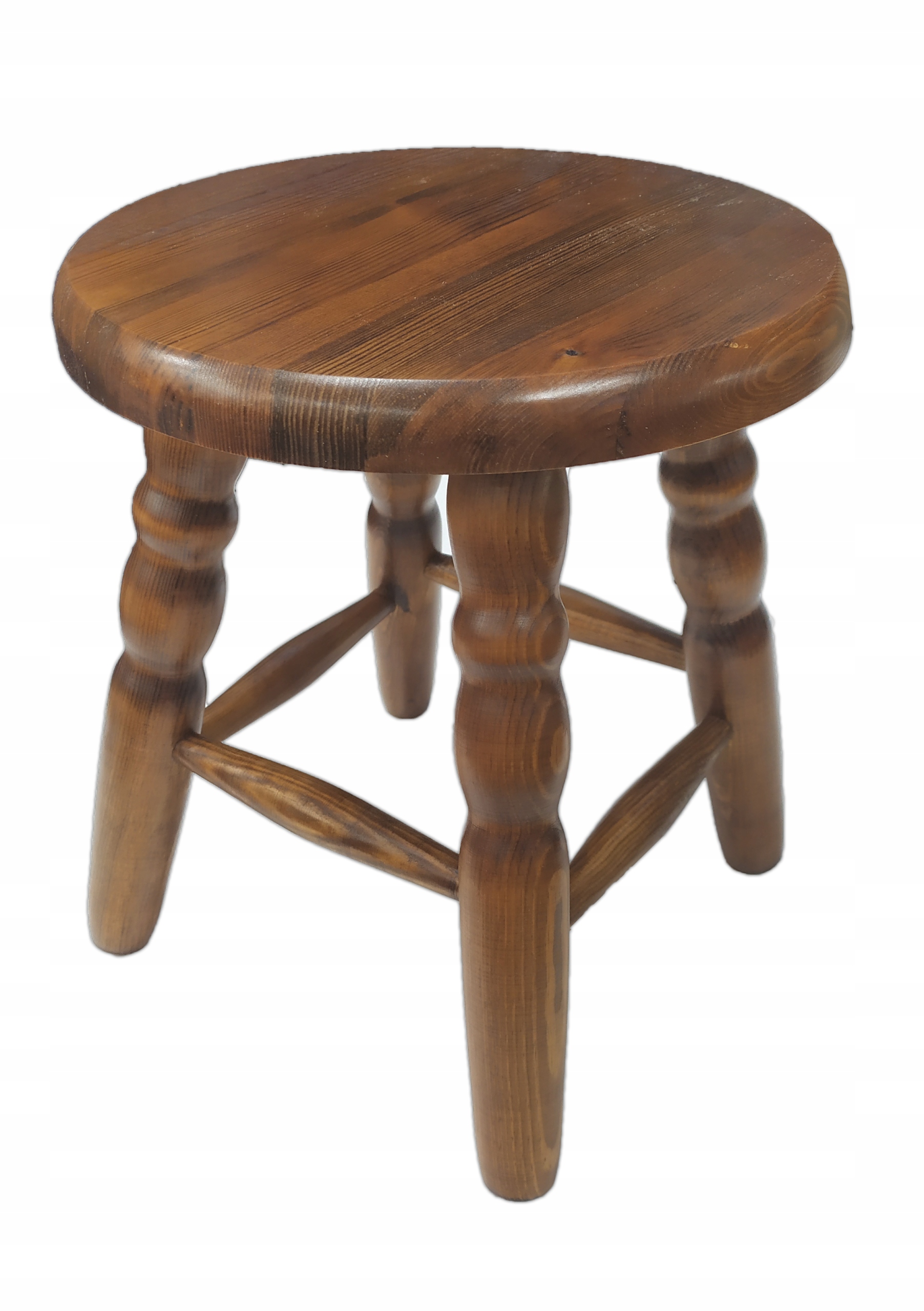 

Taboret sosnowy mały okrągły stołek kol. dąb