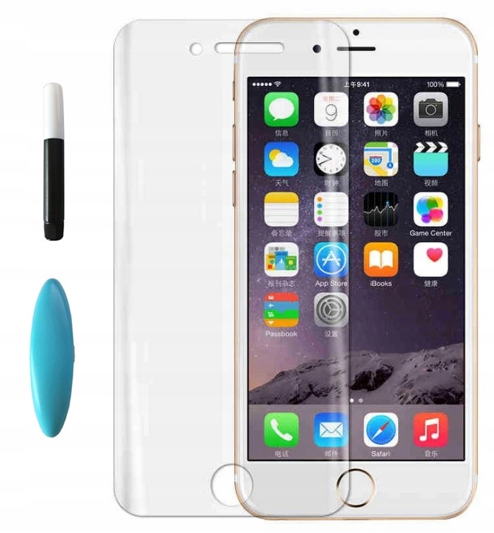 SZKŁO LIQUID GLASS UV 5D FULL GLUE DO IPHONE 6/6S