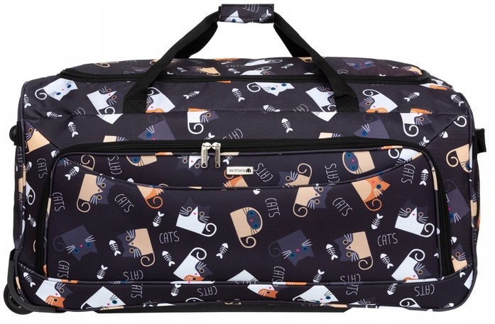 Pojemna Torba Podróżna Na Kółkach Airtex Worldline 83L Koty