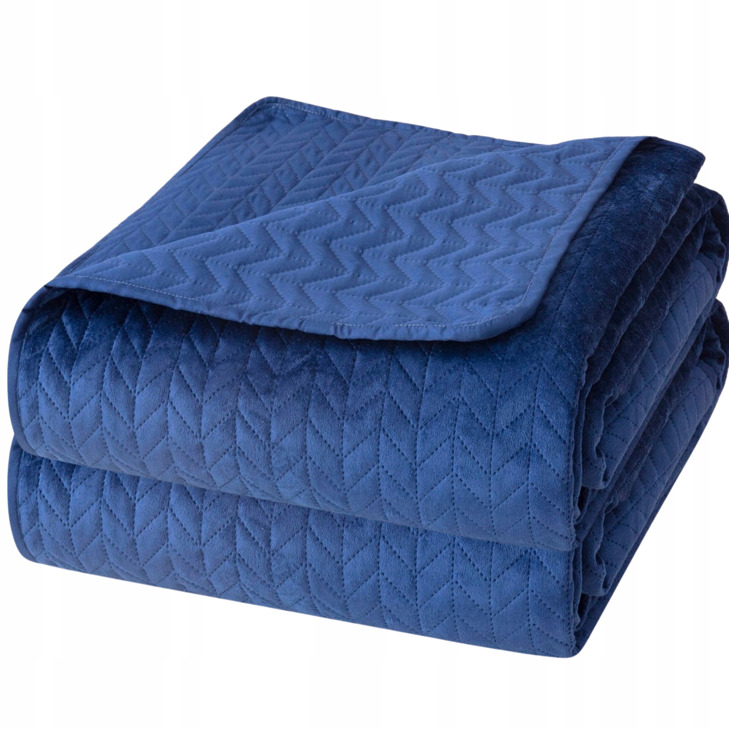 NARZUTA NA ŁÓŻKO KAPA VELVET WELUROWA DWUSTRONNA 220x240cm